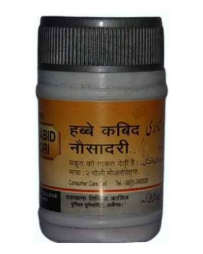 DAWAKHANA TIBBIYA COLLEGE HABBE KABID NAUSHADRI 100 PILLS