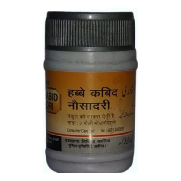 DAWAKHANA TIBBIYA COLLEGE HABBE KABID NAUSHADRI 100 PILLS