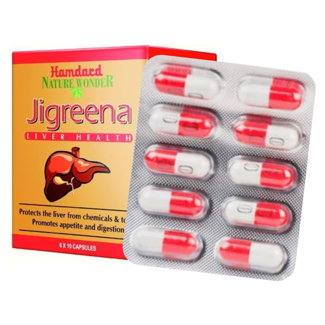 HAMDARD JIGREENA CAP 60Cap