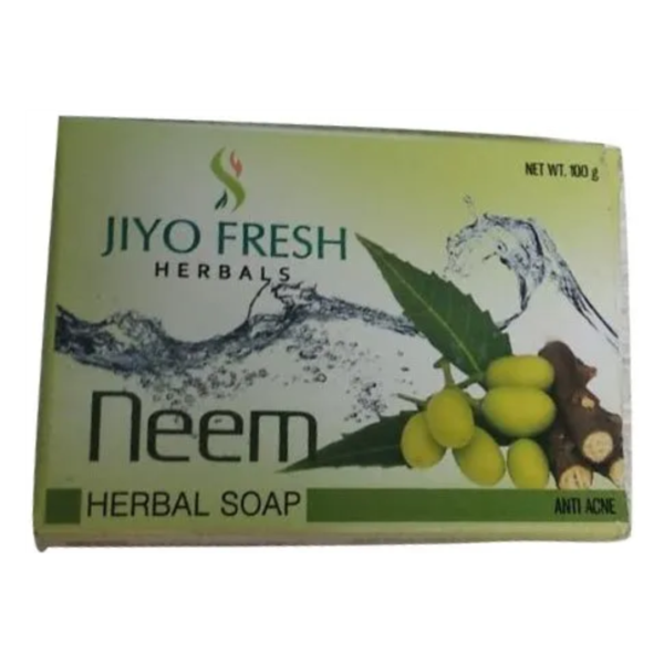 JIYO FRESH NEEM HERBAL SOAP 100 GM
