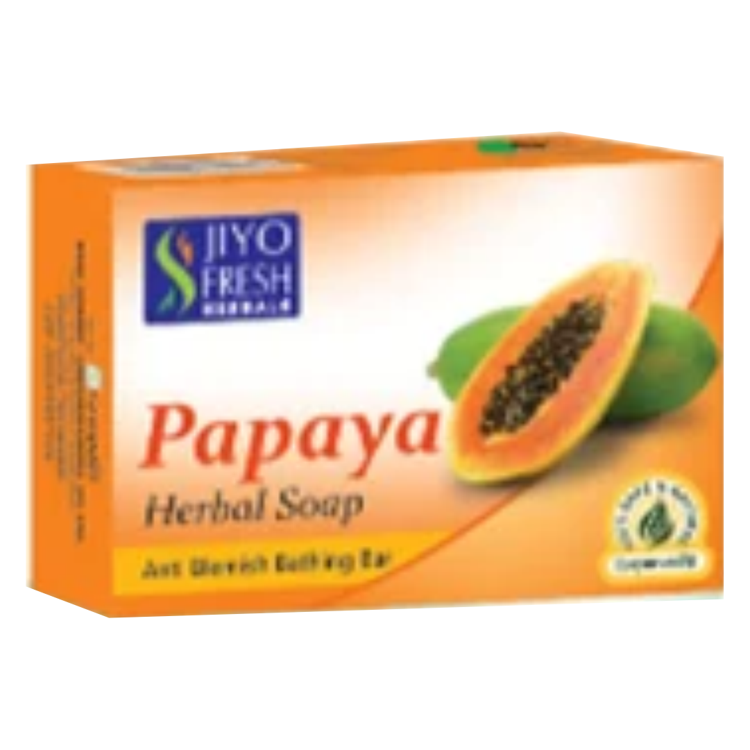 JIYO FRESH PAPAYA HERBAL SOAP 100 GM