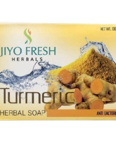 JIYO FRESH TURMERIC HERBAL SOAP 100 GM