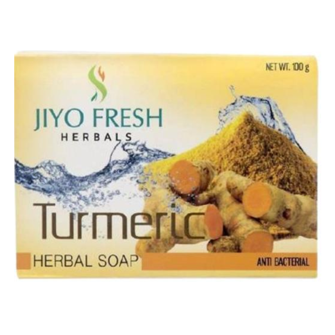 JIYO FRESH TURMERIC HERBAL SOAP 100 GM
