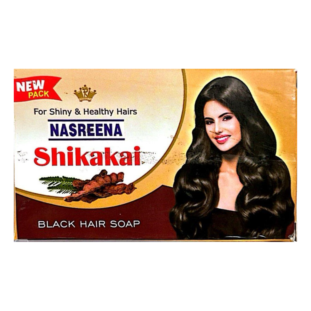 Nasreena Shikakai Black Hair Soap 75 (New Royal Products)