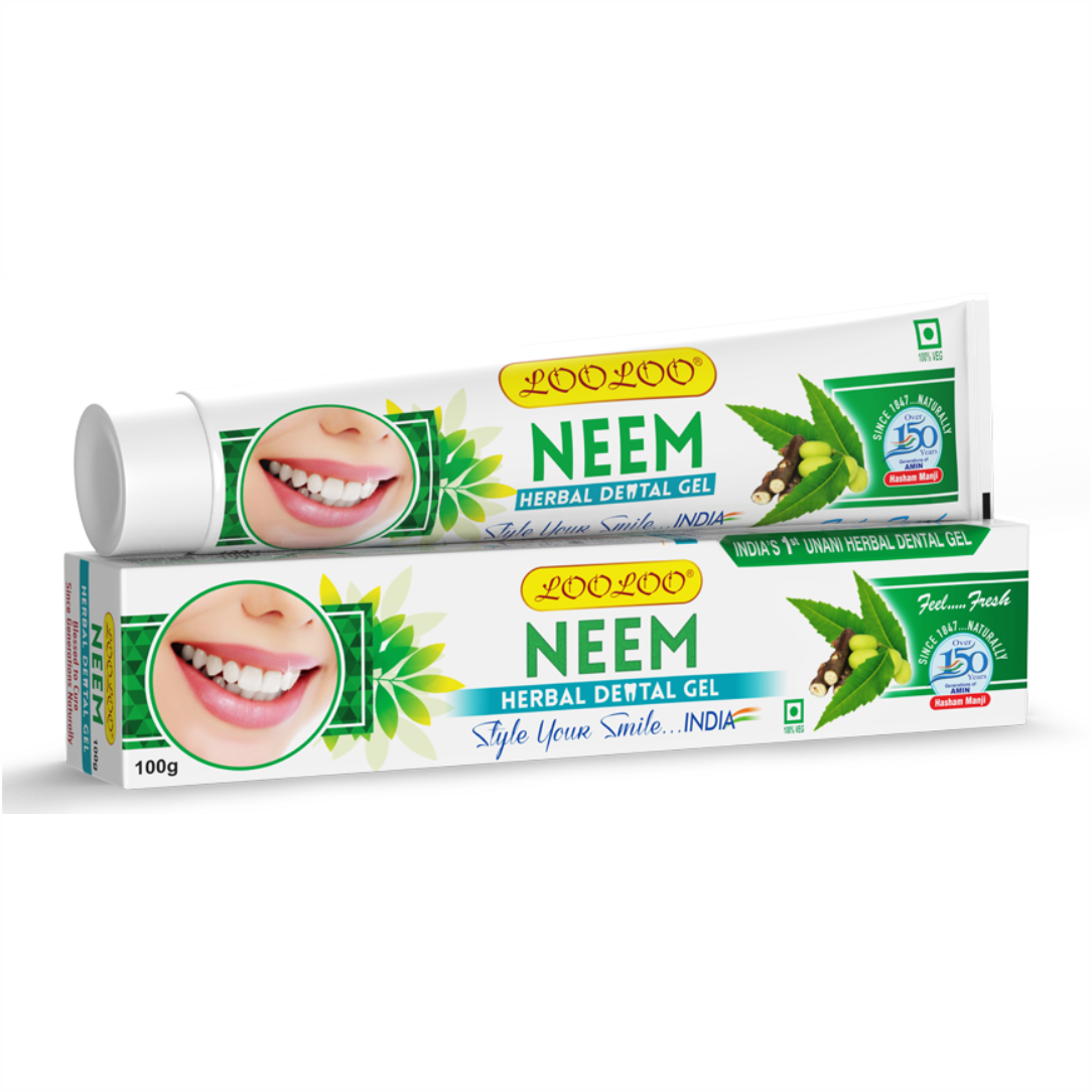 LooLoo Herbal Dental Gel Neem