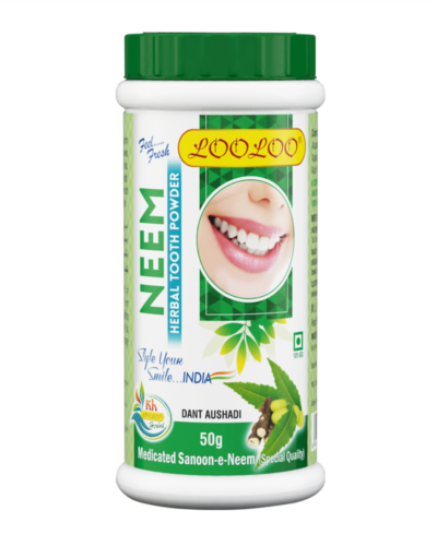 LooLoo Herbal Medicated Tooth Powder Neem