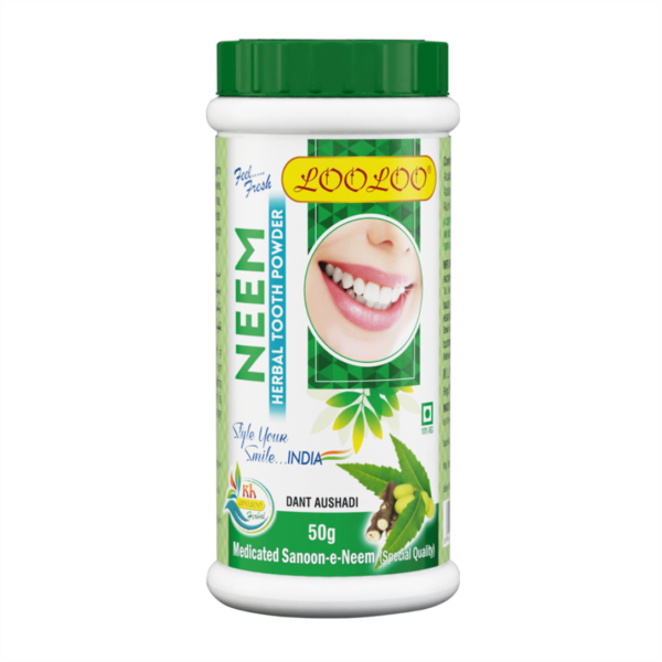 LooLoo Herbal Medicated Tooth Powder Neem